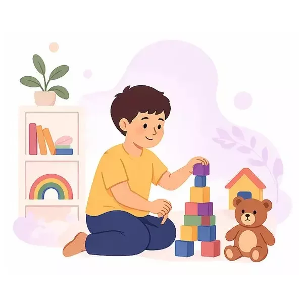 Illustration representing child therapy